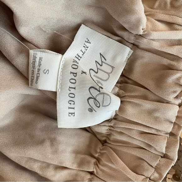 Anthropologie Mare Mare Calliope Sequined Midi Dress Size Small NWT - Picture 10 of 11